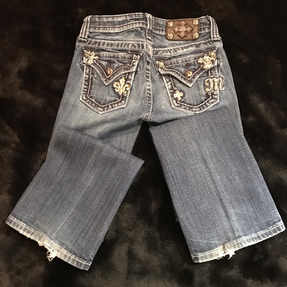 Miss Me boot cut jeans, size 12 girls